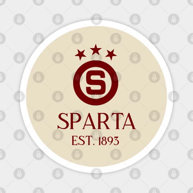 Sparta Praha Maroon Magnet by VRedBaller